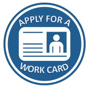 If you are applying to work for a company you must complete a WORK CARD application Request Document Remediation - WORK CARD application.